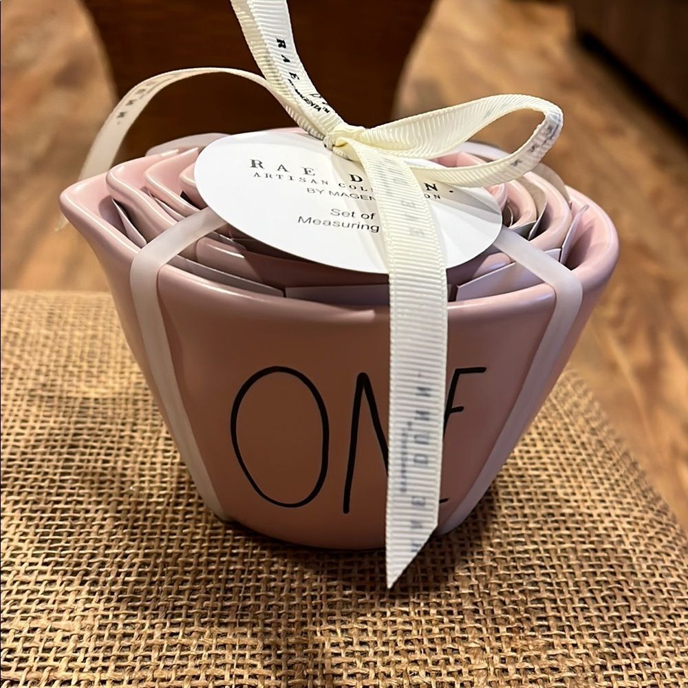 Rae Dunn Pink Measuring Cups